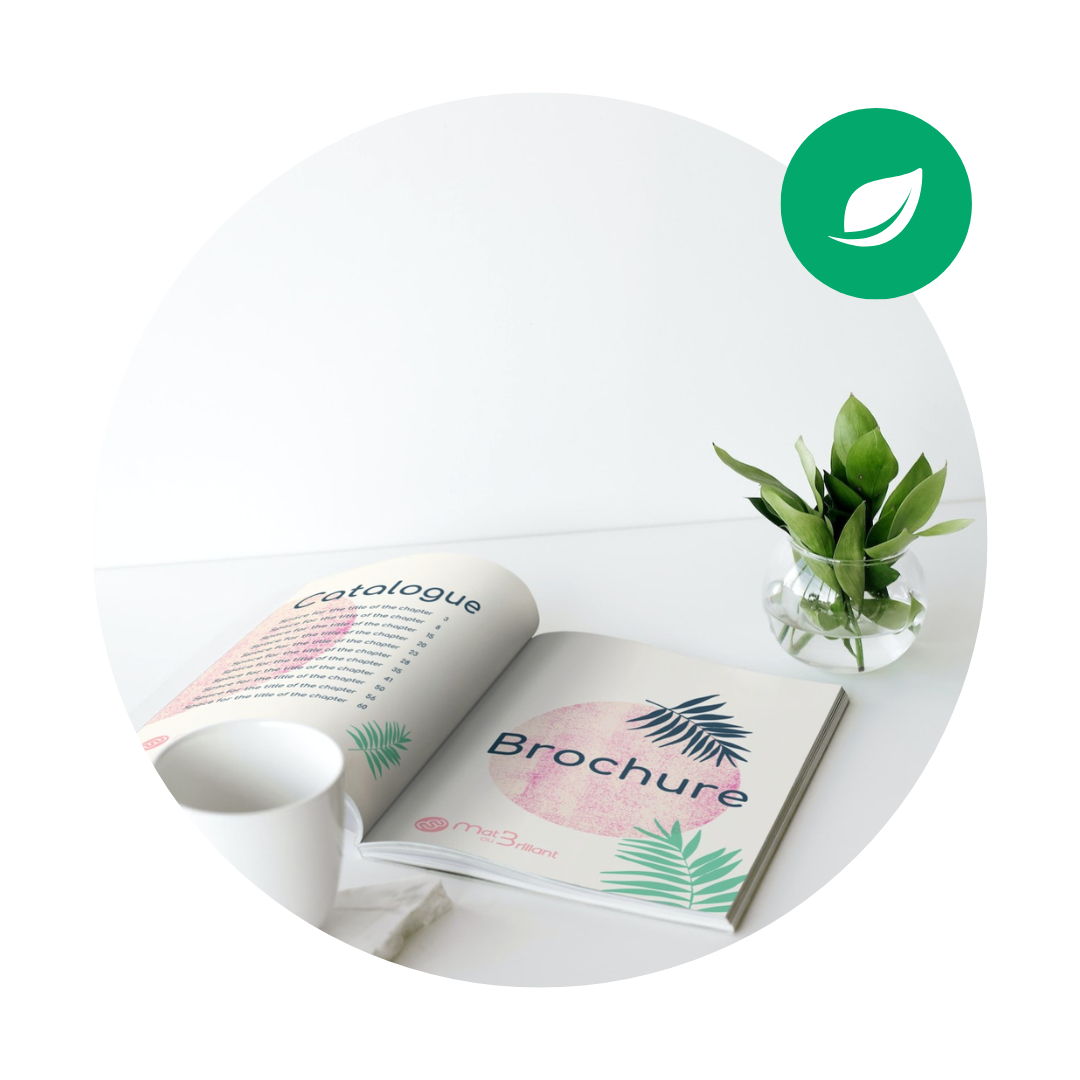 Brochures éco-responsables